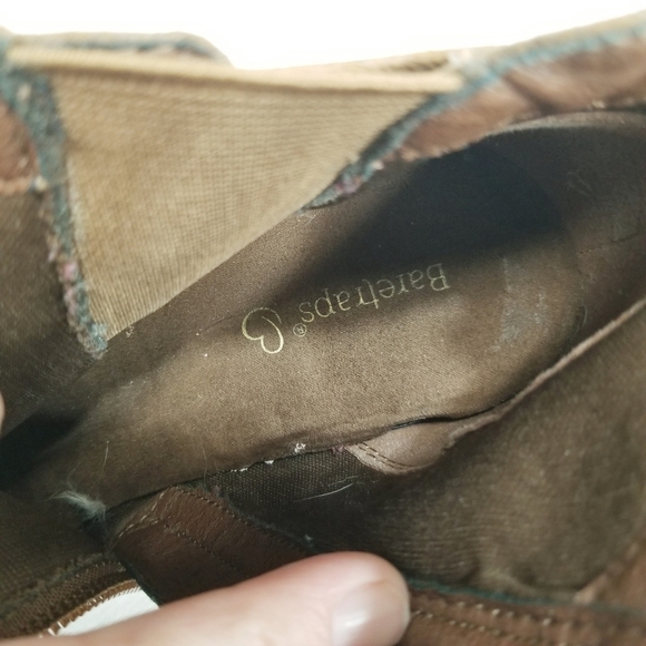 Baretraps Womens Leather Raewyn Heeled Ankle Boots Side Zip Brown Sz 8.5 M - Picture 4 of 14